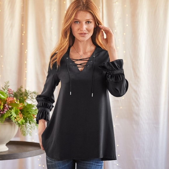 🆕🌿SUNDANCE SILK BLOUSE🌿 - Picture 2 of 3